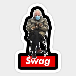 Bernie Swag Sanders / Old School Design Sticker